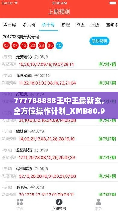 777788888王中王最新玄,全方位操作计划_XMB80.994设计师版