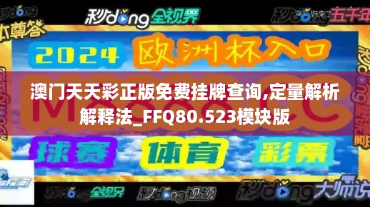 澳门天天彩正版免费挂牌查询,定量解析解释法_FFQ80.523模块版