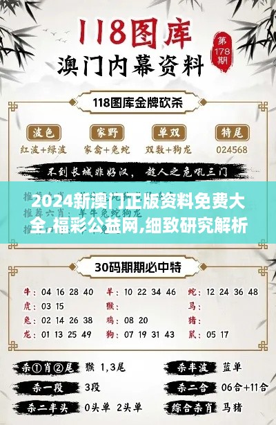 2024新澳门正版资料免费大全,福彩公益网,细致研究解析方案_ALM7.46.32精选版