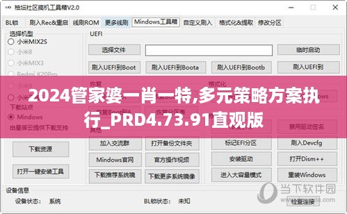 2024管家婆一肖一特,多元策略方案执行_PRD4.73.91直观版