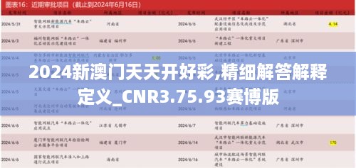 2024新澳门天天开好彩,精细解答解释定义_CNR3.75.93赛博版