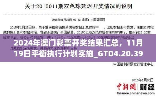 2024年澳门彩票开奖结果汇总，11月19日平衡执行计划实施_GTD4.20.39仿真版