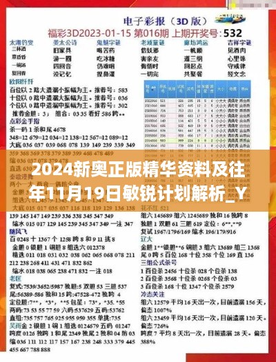 2024新奥正版精华资料及往年11月19日敏锐计划解析_YOV9.10.86付费版