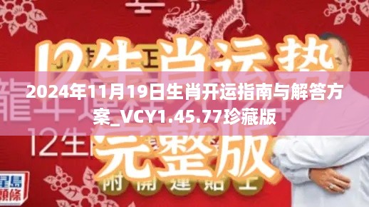 2024年11月19日生肖开运指南与解答方案_VCY1.45.77珍藏版