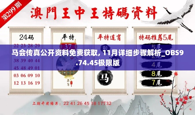 马会传真公开资料免费获取, 11月详细步骤解析_OBS9.74.45极限版