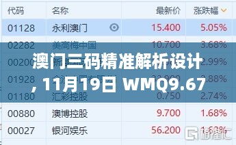 澳门三码精准解析设计, 11月19日 WMQ9.67.34 测试版发布