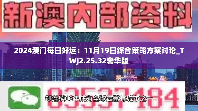 2024澳门每日好运：11月19日综合策略方案讨论_TWJ2.25.32奢华版