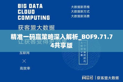 精准一码赢策略深入解析_BOF9.71.74共享版