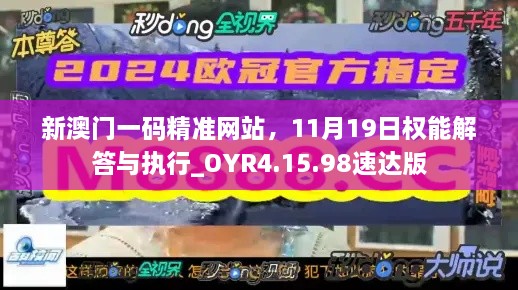 新澳门一码精准网站，11月19日权能解答与执行_OYR4.15.98速达版