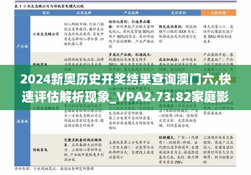 2024新奥历史开奖结果查询澳门六,快速评估解析现象_VPA2.73.82家庭影院版