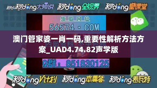 澳门管家婆一肖一码,重要性解析方法方案_UAD4.74.82声学版