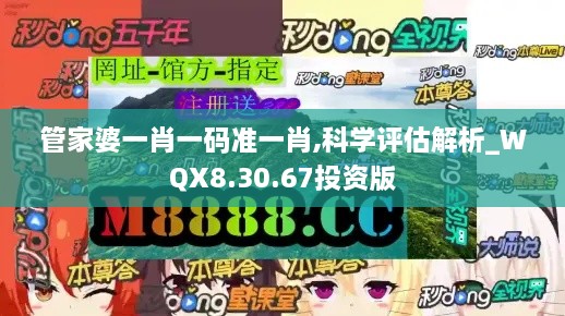 管家婆一肖一码准一肖,科学评估解析_WQX8.30.67投资版