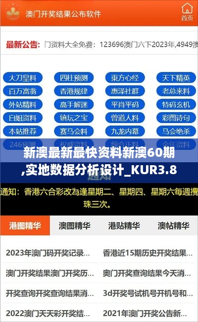 新澳最新最快资料新澳60期,实地数据分析设计_KUR3.80.93深度版