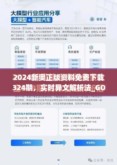 2024新奥正版资料免费下载324期，实时异文解析法_GOU5.77.69旗舰版