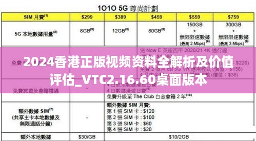 2024香港正版视频资料全解析及价值评估_VTC2.16.60桌面版本