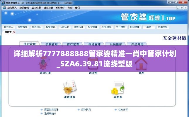 详细解析7777888888管家婆精准一肖中管家计划_SZA6.39.81流线型版