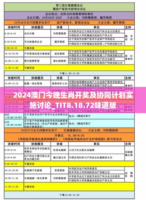 2024澳门今晚生肖开奖及协同计划实施讨论_TIT8.18.72味道版