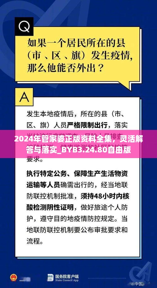 2024年管家婆正版资料全集，灵活解答与落实_BYB3.24.80自由版