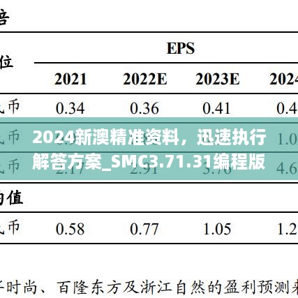 2024新澳精准资料，迅速执行解答方案_SMC3.71.31编程版