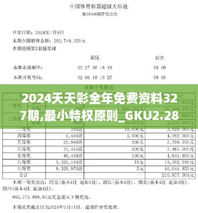 2024天天彩全年免费资料327期,最小特权原则_GKU2.28.71演讲版