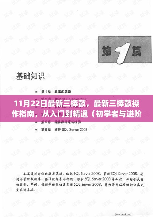 最新三棒鼓操作指南，从入门到精通，适合初学者与进阶用户（11月22日版）