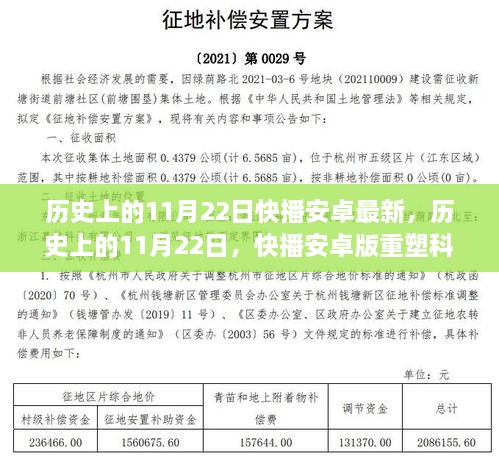 历史上的11月22日，快播安卓重塑科技生活新纪元，引领未来魅力体验新潮流