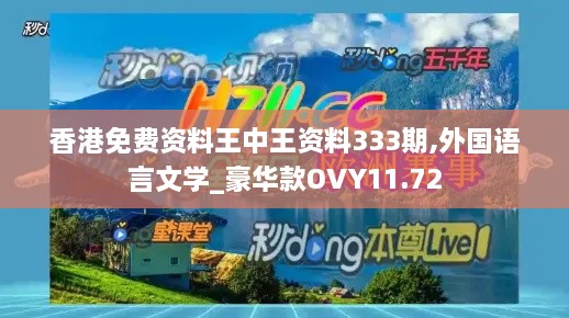 香港免费资料王中王资料333期,外国语言文学_豪华款OVY11.72