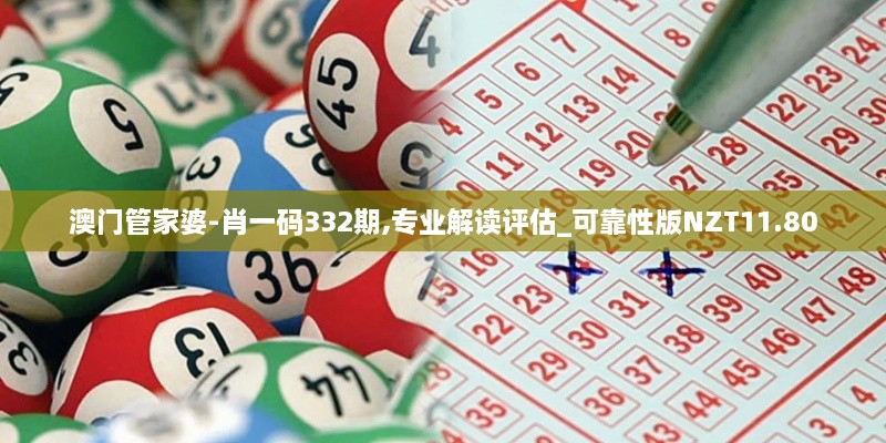 澳门管家婆-肖一码332期,专业解读评估_可靠性版NZT11.80