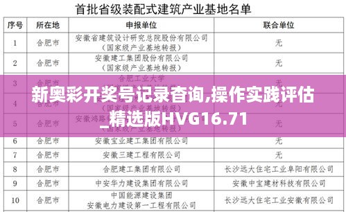 新奥彩开奖号记录杳询,操作实践评估_精选版HVG16.71