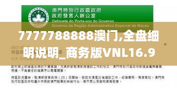 7777788888澳门,全盘细明说明_商务版VNL16.91