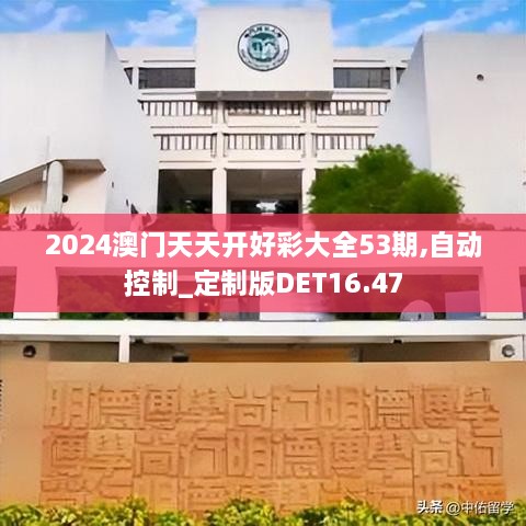 2024澳门天天开好彩大全53期,自动控制_定制版DET16.47