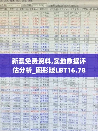 新澳免费资料,实地数据评估分析_图形版LBT16.78