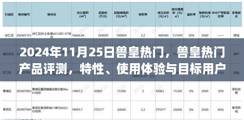 兽皇热门产品深度评测与全方位解析，特性、使用体验与目标用户分析（2024年最新版）