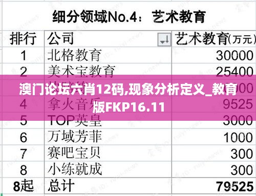 澳门论坛六肖12码,现象分析定义_教育版FKP16.11