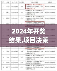 2024年开奖结果,项目决策资料_奢华版TNS10.32