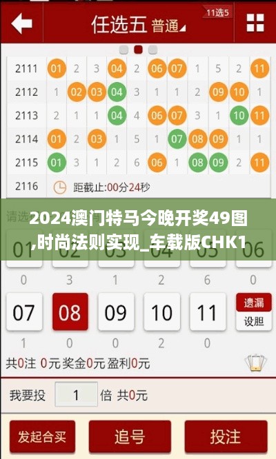 2024澳门特马今晚开奖49图,时尚法则实现_车载版CHK19.21