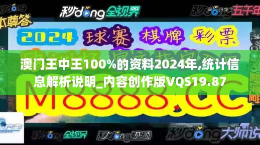 澳门王中王100%的资料2024年,统计信息解析说明_内容创作版VQS19.87