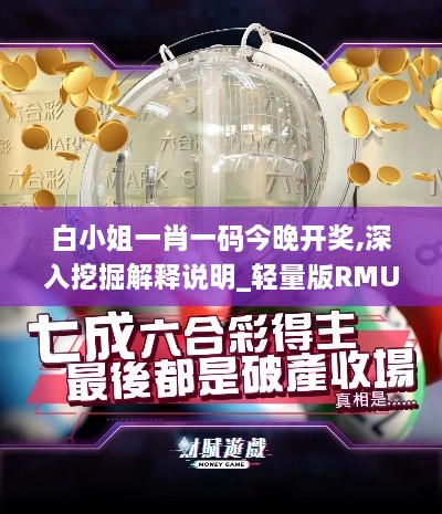 白小姐一肖一码今晚开奖,深入挖掘解释说明_轻量版RMU19.52