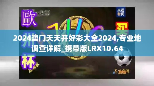 2024澳门天天开好彩大全2024,专业地调查详解_携带版LRX10.64