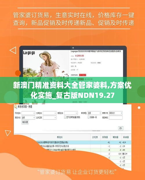 新澳门精准资料大全管家婆料,方案优化实施_复古版NDN19.27