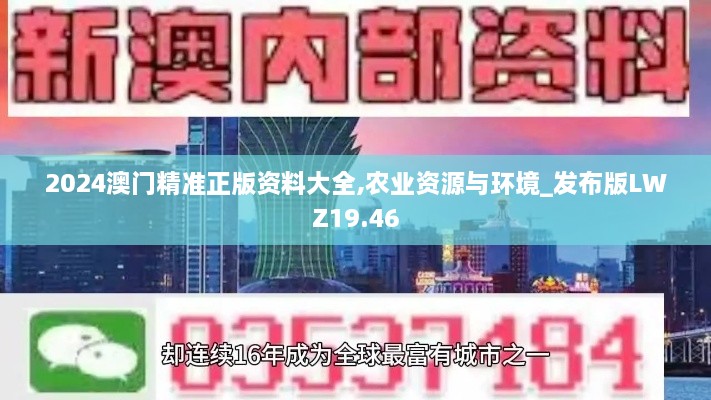 2024澳门精准正版资料大全,农业资源与环境_发布版LWZ19.46