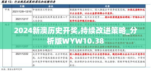 2024新澳历史开奖,持续改进策略_分析版WYW10.38