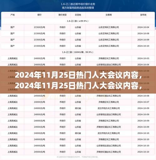 2024年11月25日人大会议聚焦热点议题，共谋国家发展大计