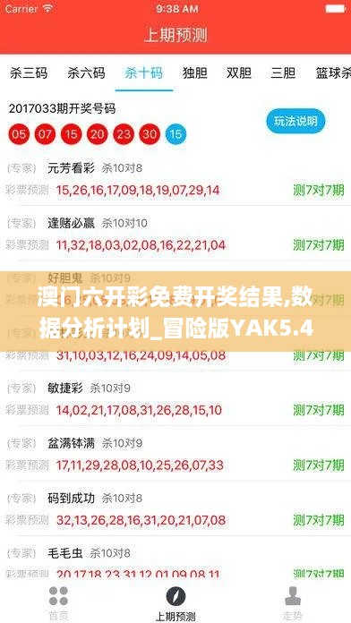 澳门六开彩免费开奖结果,数据分析计划_冒险版YAK5.45