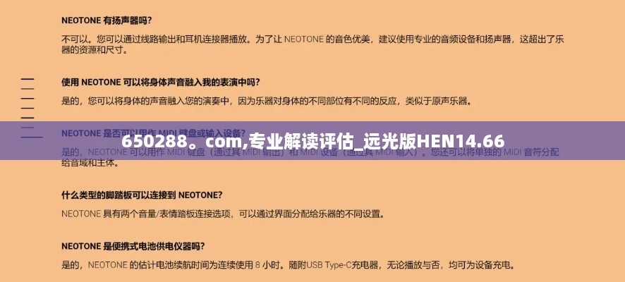 650288。com,专业解读评估_远光版HEN14.66