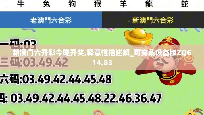 新澳门六开彩今晚开奖,释意性描述解_可穿戴设备版ZQG14.83