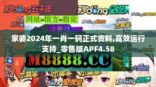 家婆2024年一肖一码正式资料,高效运行支持_零售版APF4.58