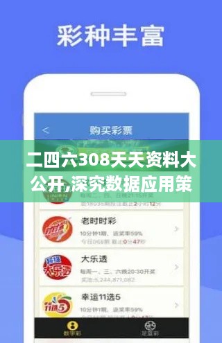 二四六308天天资料大公开,深究数据应用策略_传承版MNY18.7