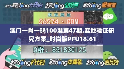 澳门一肖一码100准第47期,实地验证研究方案_时尚版PFU18.61