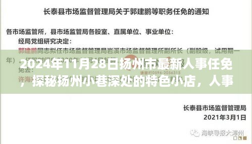 扬州人事任免背后的故事，探寻小巷特色小店与惊喜发现之旅